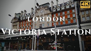 London Victoria Station Walk Through England 4K [upl. by Cavuoto113]