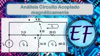 Ejercicio resuelto bobinas acopladas [upl. by Issi]