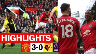 Highlights  Manchester United 30 Watford  Premier League 201920 [upl. by Orose]