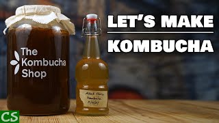 First Try at Making Kombucha  Kit From The Kombucha Shop [upl. by Eruza]