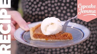 MY FAVOURITE DESSERT Treacle Tart Recipe amp Tutorial  Cupcake Jemma [upl. by Kathi]