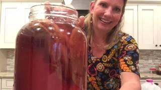 How to Make Kombucha using herbal tea [upl. by Silliw]