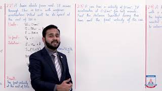 Class 9  Physics  Chapter 2  Lecture 13  Numericals 21 to 24  Allied Schools [upl. by Niassuh]