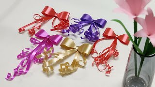 How to make a Curly Ribbon Bow [upl. by Alo]