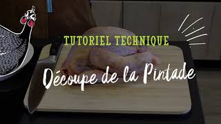 TUTO Comment découper une pintade crue  Avec le Chef belge Corentin Rochez [upl. by Hamish]