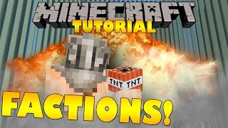 Minecraft Factions Tutorial  Beginners Guide  Minecraft Faction Tips [upl. by Denoting]