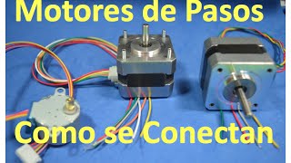 ✅ Como identificar bobinas de Motores de Pasos 4 5 6 y 8 cables  CNC y 3D impresora A4988 6 [upl. by Adriell64]