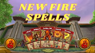 Wizard101  NEW Fire Roshambo Spells [upl. by Russi]