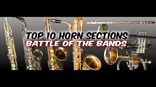 My Top 10 Horn Sections Remastered [upl. by Nwahsan]