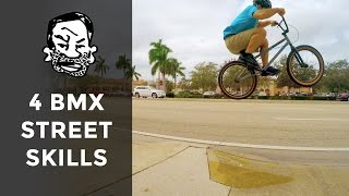 4 BMX Skills to Learn First [upl. by Gun]