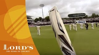 GoPro batting  Adam Gilchrists walk out at Lords  Access All Areas [upl. by Milurd]