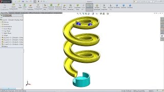 Solidworks tutorial motion analysis [upl. by Enirahtak852]