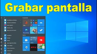 Como grabar la pantalla de tu pc [upl. by Nnyrb]