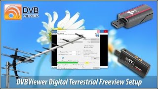 DVBViewer Pro Digital Television Freeview Setup [upl. by Calandria4]