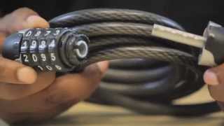 How to reset a Kryptonite Combo Cable [upl. by Winterbottom771]