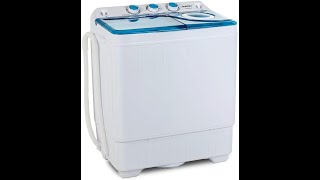 KUPPET Compact Twin Tub Portable Mini Washing Machine review [upl. by Breech858]