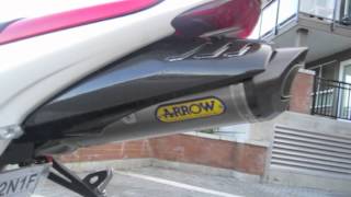 Triumph Daytona 675R Arrow Exhaust  Motostarz [upl. by Tallula]