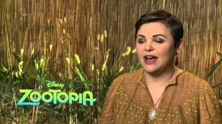 Ginnifer Goodwin Interview  Zootopia [upl. by Enoek960]