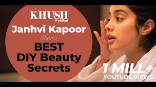 Janhvi Kapoor Shares Her Best DIY Skincare Secrets  Tutorial  Beauty Secrets [upl. by Fanchet]