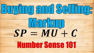 Markup  Business Mathematics [upl. by Asiulairam]