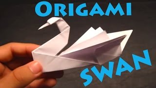 How to Make an Origami Swan Intermediate  Robs World [upl. by Coffeng328]