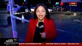 BREAKING NEWS  One person shot in Joburg CBD [upl. by Joey]