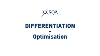 SQA Higher Differentiation  Optimisation [upl. by Tyra]