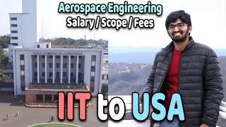 MS in Aerospace Engineering IIT To USA Journey Scope Salary Fees [upl. by Akeemat779]