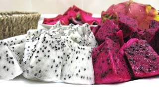 How Do You Cut and Eat a Dragon Fruit Pitaya  Dietplan101com [upl. by Egrog295]