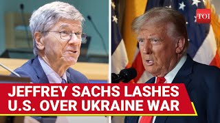 Jeffrey Sachs Roaring Ukraine Speech At EU Parliament Blasts US Says Not Putins Puppet [upl. by Marena]