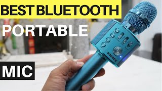 BONAOK Bluetooth Microphone UNBOX amp REVIEW  Karaoke Mic With Speaker [upl. by Rochelle]