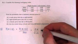 Conditional Probability  Example 1 [upl. by Michaeline]