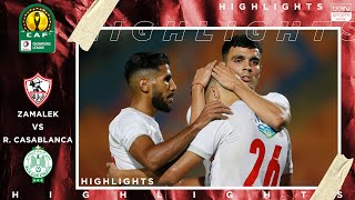 Zamalek 4  1 Raja Casablanca  HIGHLIGHTS amp GOALS 11042020 [upl. by Barthold]