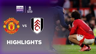 Manchester United 11 Pen 34 Fulham  FA Cup 2425 Match Highlights [upl. by Dnalevelc175]