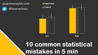 Ten Statistical Mistakes in 5 Min [upl. by Foskett]