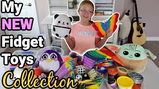 My NEW Fidget Toys Collection Officially Leah [upl. by Dowd]