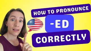 How to Pronounce the ED Ending Correctly in English [upl. by Marlowe]