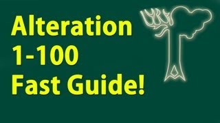 Alteration 1100 Guide Skyrim Fastest way to level [upl. by Euginimod122]