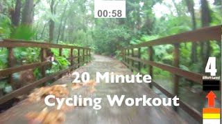 20 Minute Indoor Cycling Workout [upl. by Azeel280]