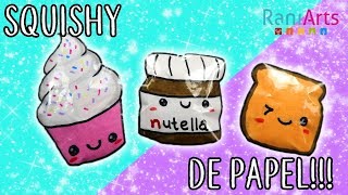 Haz SQUISHIES de PAPEL Super fáciles [upl. by Addis]