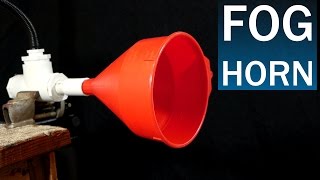 How To Make A Fog Horn  Easy PVC Design [upl. by Sirk182]