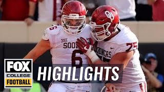 Oklahoma vs Oklahoma State  Highlights  FOX COLLEGE FOOTBALL [upl. by Gian659]