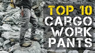 Top 10 Best Cargo Pants for Work [upl. by Noryd]