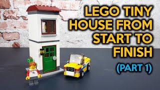 Building a LEGO Tiny House from Start to Finish Part 1 [upl. by Elvyn]