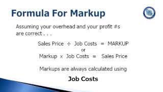 Using Markup to Calculate Your Sales Price [upl. by Ahsoem937]