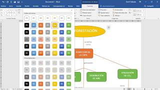 CÓMO HACER UN MAPA CONCEPTUAL EN WORD [upl. by Navinod]