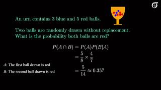 Basic Probability The Multiplication Rule [upl. by Anuqahs]