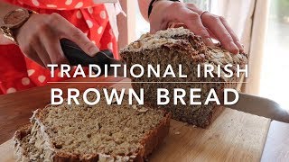 HOW TO MAKE TRADITIONAL IRISH BROWN BREAD EASY QUICK amp HEALTHY  Sinead Davies [upl. by Hgielhsa]