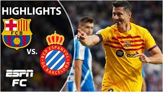 🏆 LaLiga CHAMPIONS 🏆 Espanyol vs Barcelona  LaLiga Highlights  ESPN FC [upl. by Alyehs]