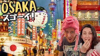 FIRST TIME IN OSAKA  🇯🇵 Japan Food Capital [upl. by Enimrac]